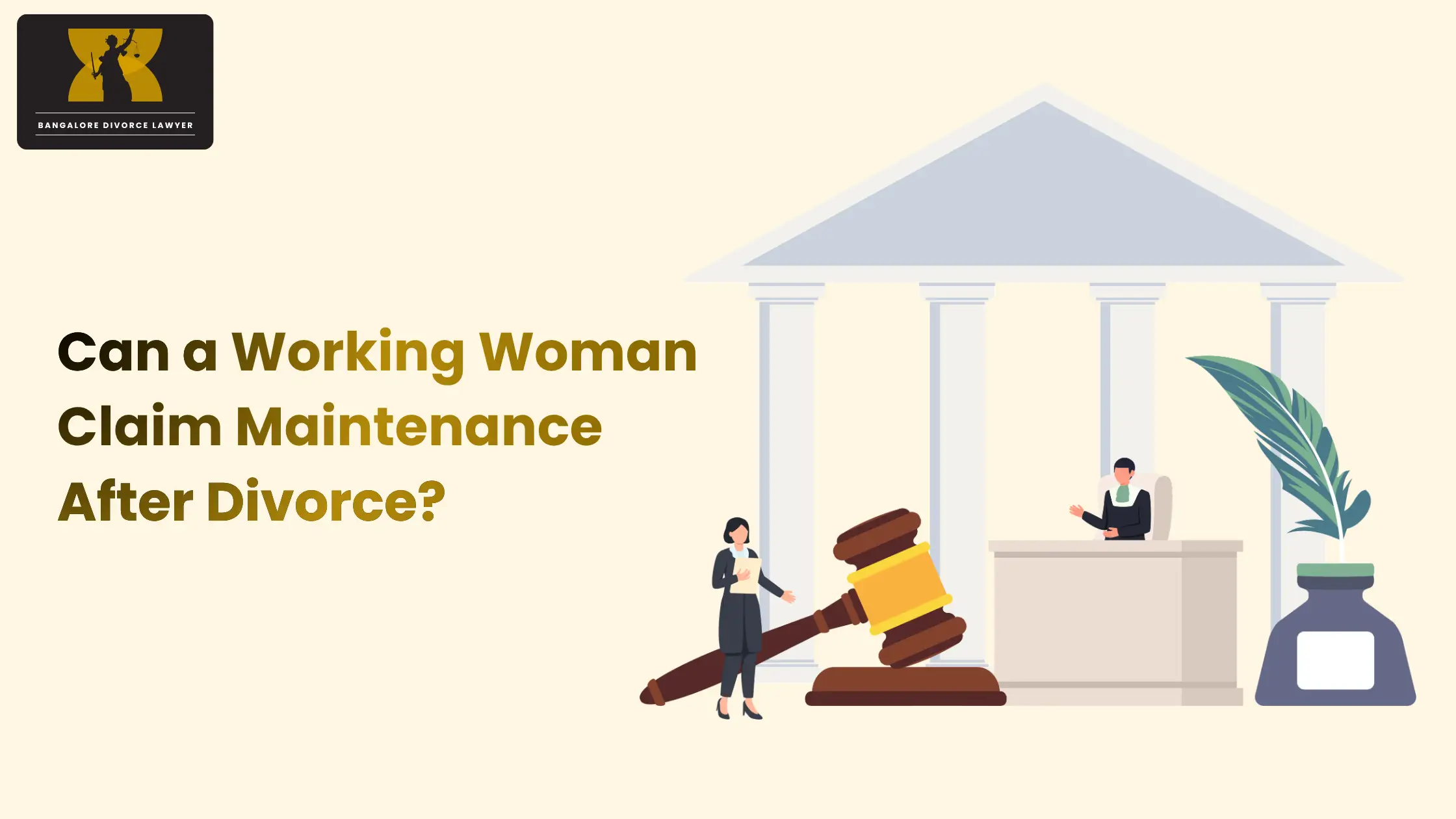 Can a Working Woman Claim Maintenance After Divorce?